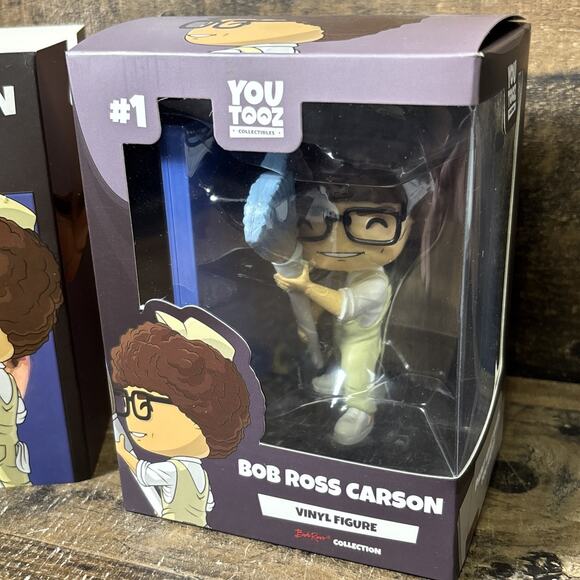 Youtooz Bob Ross Carson Vinyl Figure #1 Callmecarson Unscratched Code - Picture 2 of 3